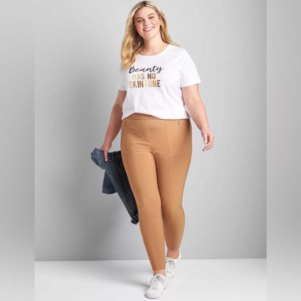 New LANE BYRANT On a the Go Ankle Slim Pant | 18